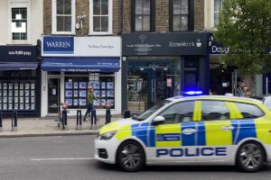 Polizeiauto in London